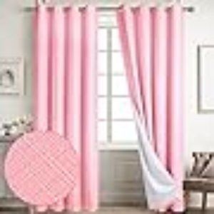 Pink Blackout Curtains
